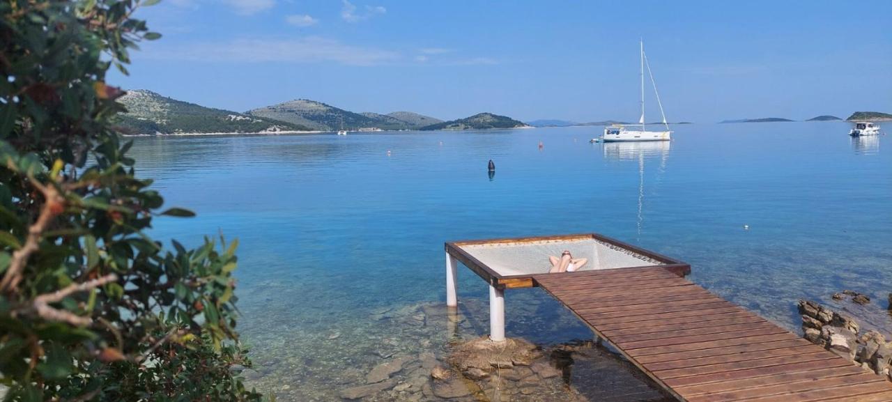 Beach House Danica: Kornati Island Resort with Pool and Transport Pristanisce Exterior photo